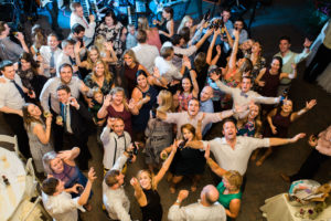 barn wedding dance floor