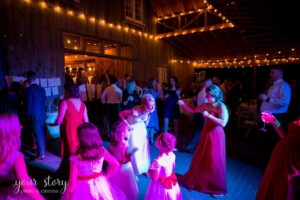 barn wedding venue dance floor