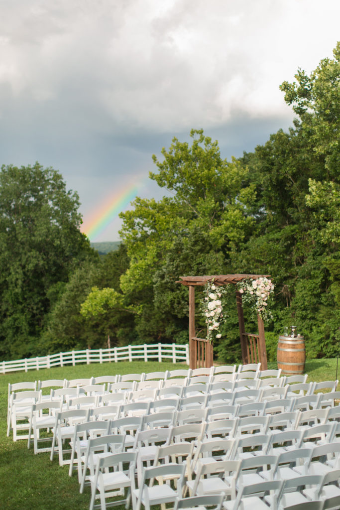 missouri wedding venue, blush wedding