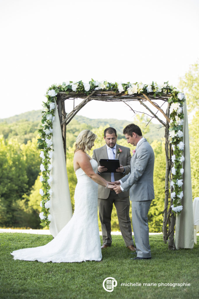 ranch wedding rustic ceremony