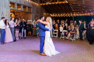 rustic missouri wedding first dance