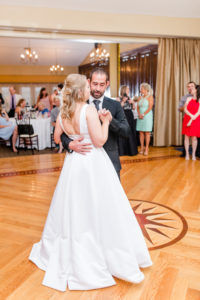 first dance ballroom vineyard wedding